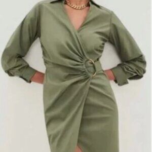 Veronica Beard Women's Afton Wrap Dress Midi Long Sleeve Dress 4 NWOT